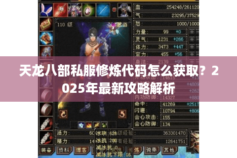 天龙八部私服修炼代码怎么获取？2025年最新攻略解析