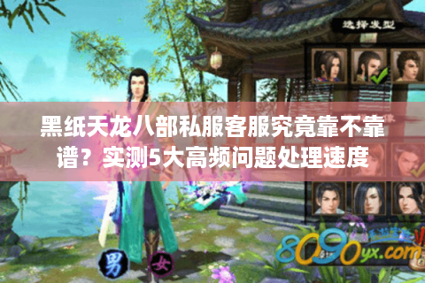 黑纸天龙八部私服客服究竟靠不靠谱?实测5大高频问题处理速度 黑纸天龙八部私服客服究竟靠不靠谱?实测5大高频问题处理速度