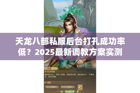 天龙八部私服后台打孔成功率低？2025最新调教方案实测