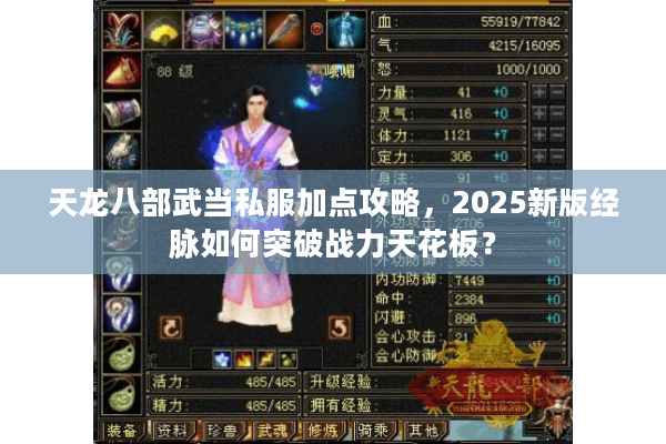 天龙八部武当私服加点攻略，2025新版经脉如何突破战力天花板？