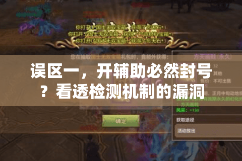 误区一，开辅助必然封号？看透检测机制的漏洞