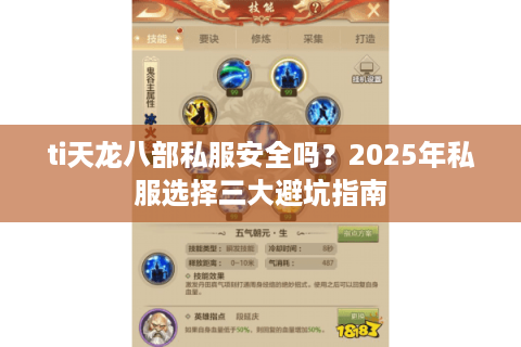 ti天龙八部私服安全吗？2025年私服选择三大避坑指南