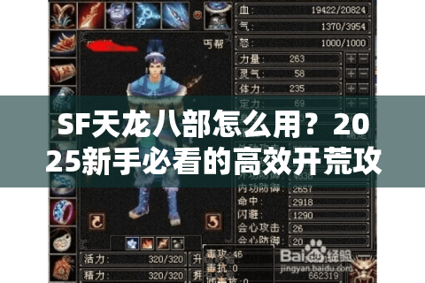 SF天龙八部怎么用?2025新手必看的高效开荒攻略 SF天龙八部怎么用?2025新手必看的高效开荒攻略