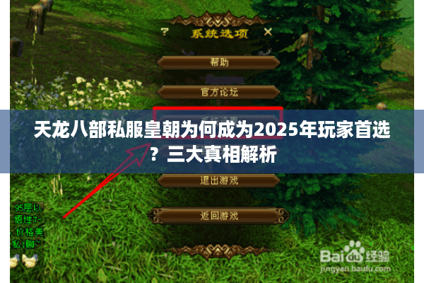 天龙八部私服皇朝为何成为2025年玩家首选?三大真相解析 天龙八部私服皇朝为何成为2025年玩家首选?三大真相解析