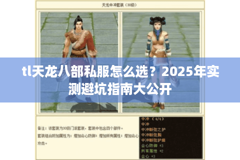 tl天龙八部私服怎么选?2025年实测避坑指南大公开 tl天龙八部私服怎么选?2025年实测避坑指南大公开