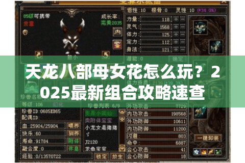 天龙八部母女花怎么玩?2025最新组合攻略速查 天龙八部母女花怎么玩?2025最新组合攻略速查