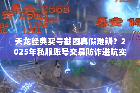 天龙经典买号截图真假难辨?2025年私服账号交易防诈避坑实录 天龙经典买号截图真假难辨?2025年私服账号交易防诈避坑实录
