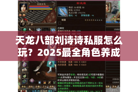 天龙八部刘诗诗私服怎么玩?2025最全角色养成攻略 天龙八部刘诗诗私服怎么玩?2025最全角色养成攻略