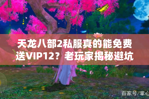 天龙八部2私服真的能免费送VIP12?老玩家揭秘避坑指南 天龙八部2私服真的能免费送VIP12?老玩家揭秘避坑指南
