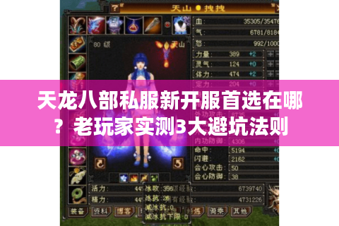天龙八部私服新开服首选在哪?老玩家实测3大避坑法则 天龙八部私服新开服首选在哪?老玩家实测3大避坑法则