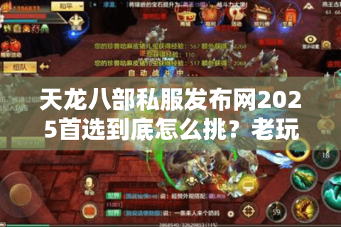 天龙八部私服发布网2025首选到底怎么挑？老玩家亲测避坑清单