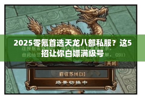 2025零氪首选天龙八部私服？这5招让你白嫖满级号