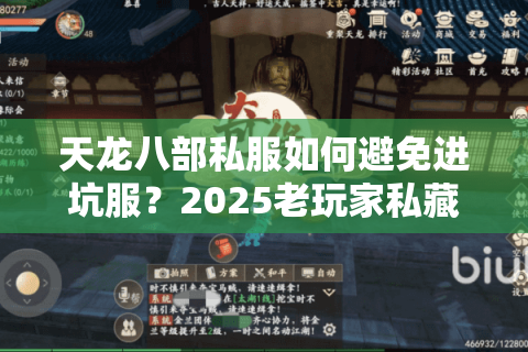 天龙八部私服如何避免进坑服？2025老玩家私藏的攻城避雷手册