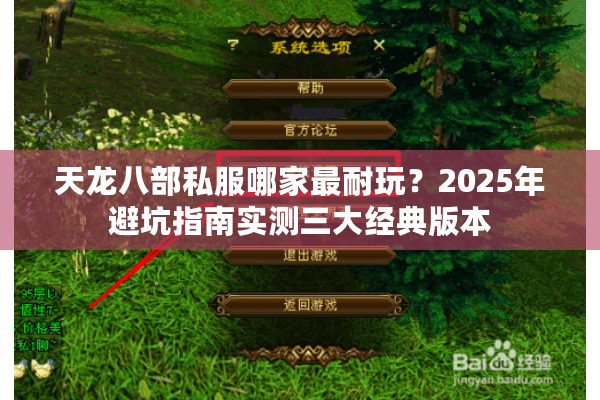 天龙八部私服哪家最耐玩?2025年避坑指南实测三大经典版本 天龙八部私服哪家最耐玩?2025年避坑指南实测三大经典版本