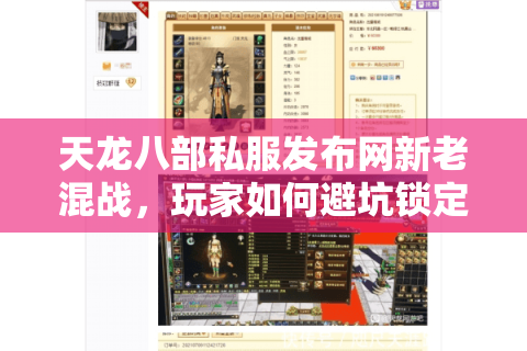 天龙八部私服发布网新老混战,玩家如何避坑锁定真福利? 天龙八部私服发布网新老混战,玩家如何避坑锁定真福利?