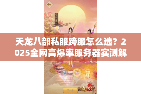 天龙八部私服跨服怎么选?2025全网高爆率服务器实测解析 天龙八部私服跨服怎么选?2025全网高爆率服务器实测解析