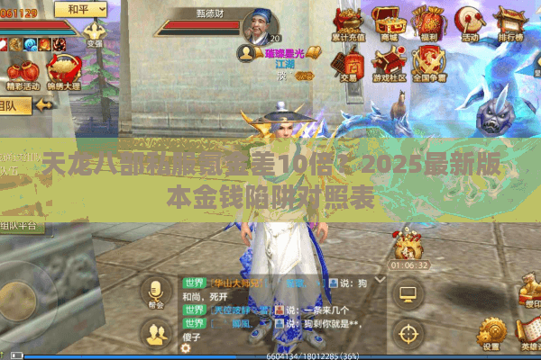 天龙八部私服氪金差10倍?2025最新版本金钱陷阱对照表 天龙八部私服氪金差10倍?2025最新版本金钱陷阱对照表