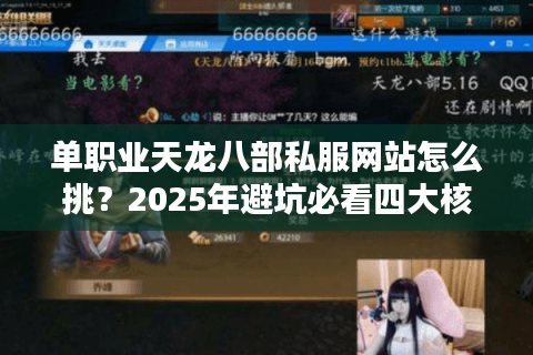 单职业天龙八部私服网站怎么挑?2025年避坑必看四大核心指标 单职业天龙八部私服网站怎么挑?2025年避坑必看四大核心指标