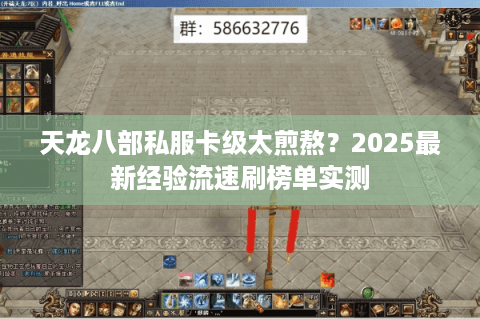 天龙八部私服卡级太煎熬?2025最新经验流速刷榜单实测 天龙八部私服卡级太煎熬?2025最新经验流速刷榜单实测
