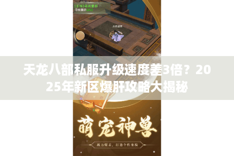 天龙八部私服升级速度差3倍?2025年新区爆肝攻略大揭秘 天龙八部私服升级速度差3倍?2025年新区爆肝攻略大揭秘