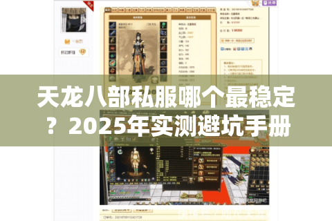 天龙八部私服哪个最稳定?2025年实测避坑手册 天龙八部私服哪个最稳定?2025年实测避坑手册