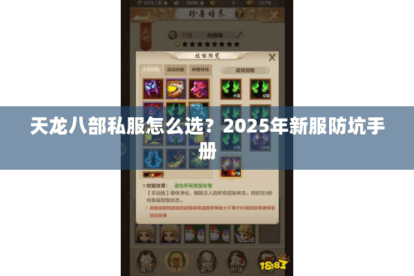 天龙八部私服怎么选?2025年新服防坑手册 天龙八部私服怎么选?2025年新服防坑手册