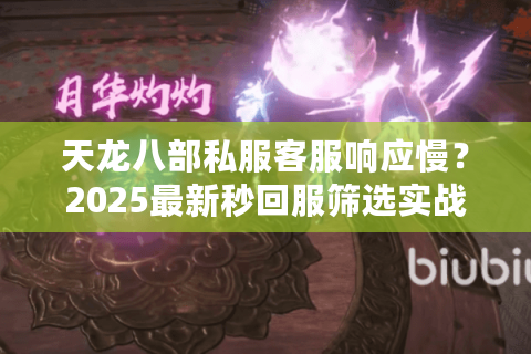 天龙八部私服客服响应慢?2025最新秒回服筛选实战 天龙八部私服客服响应慢?2025最新秒回服筛选实战