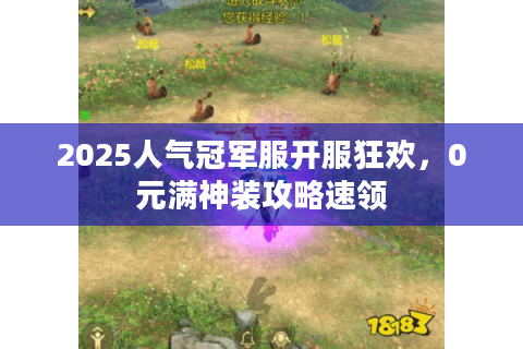 2025人气冠军服开服狂欢,0元满神装攻略速领 2025人气冠军服开服狂欢,0元满神装攻略速领