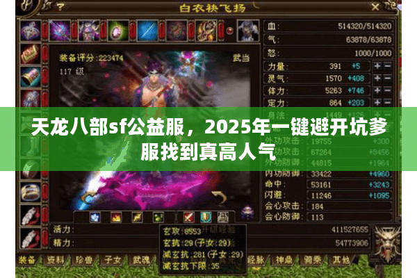 天龙八部sf公益服,2025年一键避开坑爹服找到真高人气 天龙八部sf公益服,2025年一键避开坑爹服找到真高人气