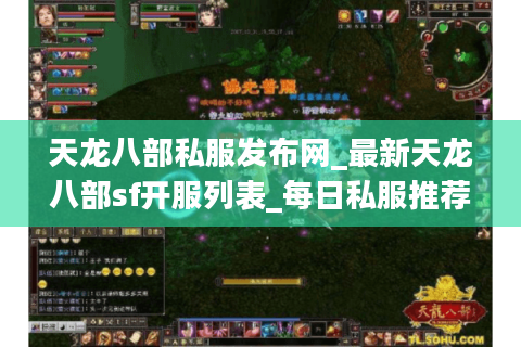 天龙八部私服发布网_最新天龙八部sf开服列表_每日私服推荐