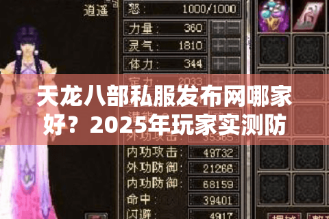 天龙八部私服发布网哪家好？2025年玩家实测防坑秘籍