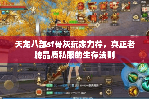 天龙八部sf骨灰玩家力荐,真正老牌品质私服的生存法则 天龙八部sf骨灰玩家力荐,真正老牌品质私服的生存法则