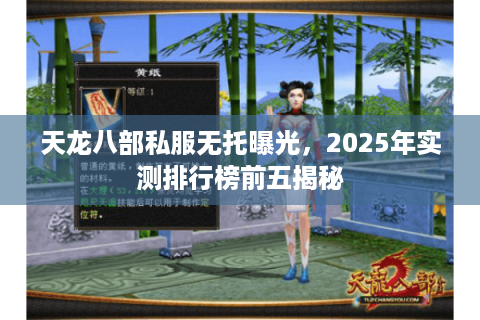天龙八部私服无托曝光,2025年实测排行榜前五揭秘 天龙八部私服无托曝光,2025年实测排行榜前五揭秘