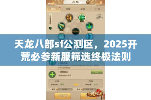 天龙八部sf公测区,2025开荒必参新服筛选终极法则 天龙八部sf公测区,2025开荒必参新服筛选终极法则