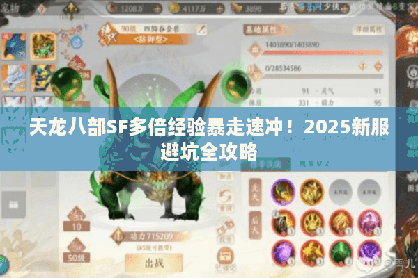 天龙八部SF多倍经验暴走速冲!2025新服避坑全攻略 天龙八部SF多倍经验暴走速冲!2025新服避坑全攻略