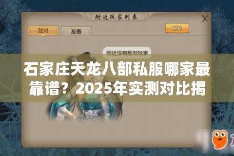石家庄天龙八部私服哪家最靠谱?2025年实测对比揭秘 石家庄天龙八部私服哪家最靠谱?2025年实测对比揭秘
