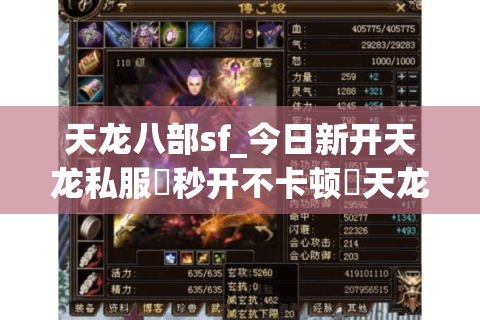 天龙八部sf_今日新开天龙私服▶秒开不卡顿◀天龙八部公益服独家开服列表