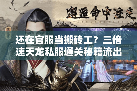 还在官服当搬砖工？三倍速天龙私服通关秘籍流出！