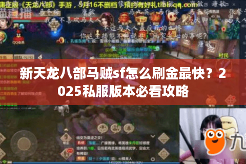 新天龙八部马贼sf怎么刷金最快？2025私服版本必看攻略