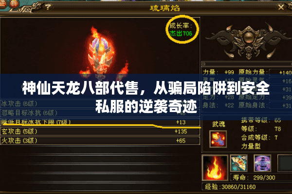 神仙天龙八部代售，从骗局陷阱到安全私服的逆袭奇迹