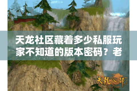 天龙社区藏着多少私服玩家不知道的版本密码?老玩家实测3种冷门服生存指南 天龙社区藏着多少私服玩家不知道的版本密码?老玩家实测3种冷门服生存指南