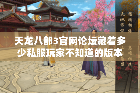 天龙八部3官网论坛藏着多少私服玩家不知道的版本密码? 天龙八部3官网论坛藏着多少私服玩家不知道的版本密码?
