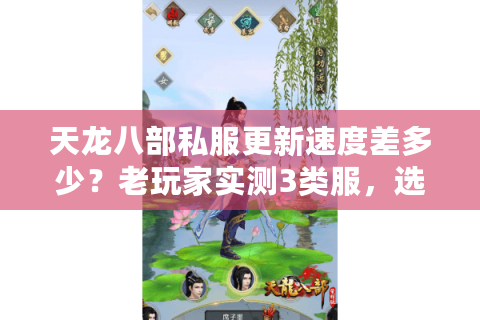 天龙八部私服更新速度差多少？老玩家实测3类服，选对版本少走10年弯路