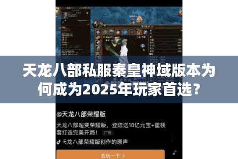天龙八部私服秦皇神域版本为何成为2025年玩家首选? 天龙八部私服秦皇神域版本为何成为2025年玩家首选?