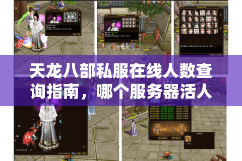 天龙八部私服在线人数查询指南，哪个服务器活人最多？
