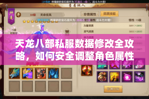 天龙八部私服数据修改全攻略,如何安全调整角色属性值? 天龙八部私服数据修改全攻略,如何安全调整角色属性值?