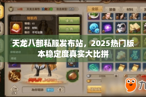 天龙八部私服发布站,2025热门版本稳定度真实大比拼 天龙八部私服发布站,2025热门版本稳定度真实大比拼