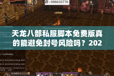 天龙八部私服脚本免费版真的能避免封号风险吗？2025玩家避坑指南