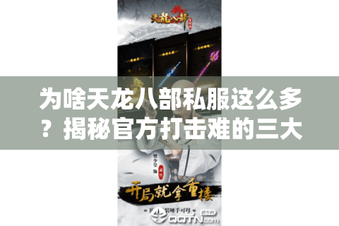 为啥天龙八部私服这么多？揭秘官方打击难的三大灰色产业链