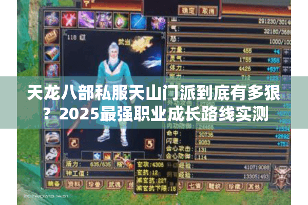 天龙八部私服天山门派到底有多狠?2025最强职业成长路线实测 天龙八部私服天山门派到底有多狠?2025最强职业成长路线实测